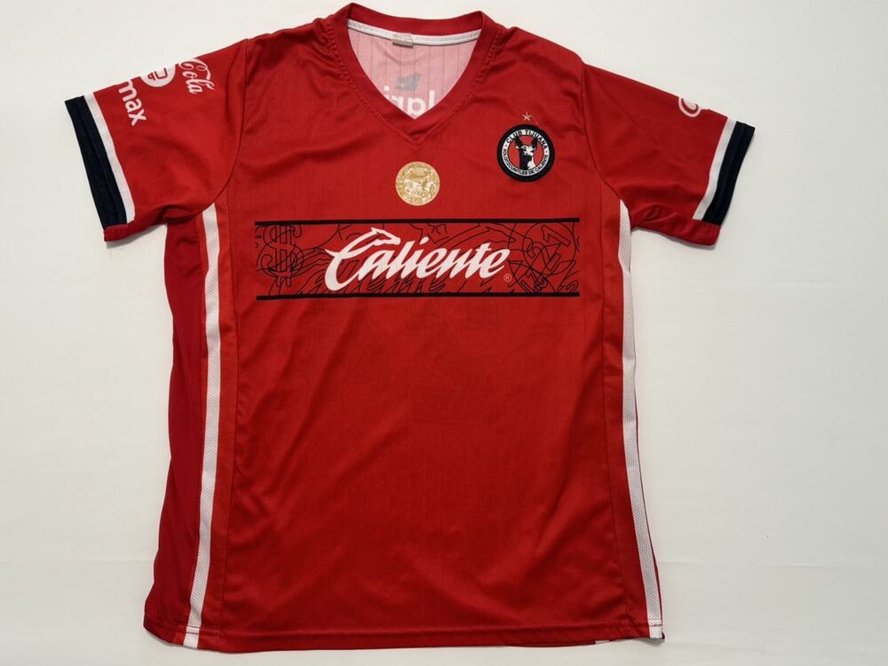 Club Tijuana Xolos Vintage Red Home Soccer Jersey Men's M Coca-Cola, Bud Light